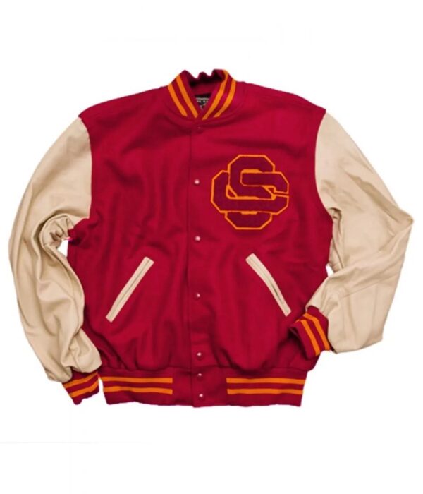 Red & Gold Varsity Jacket