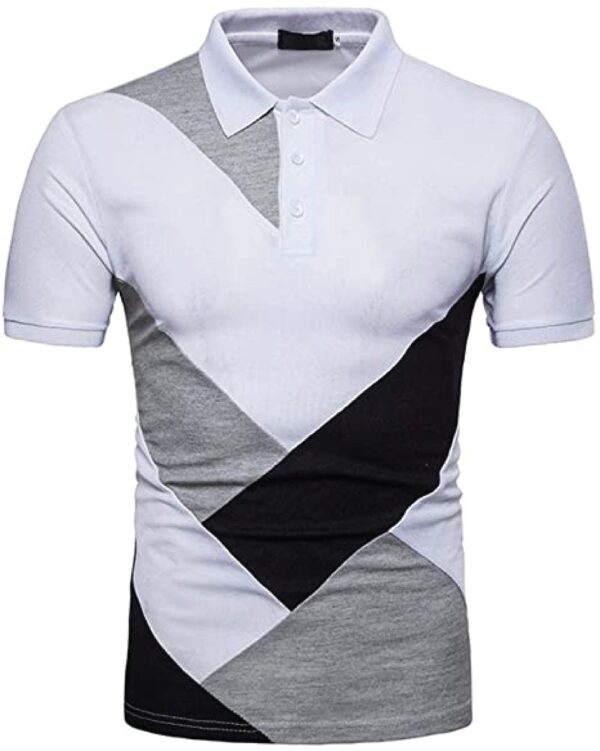 White & Black Polo Shirt